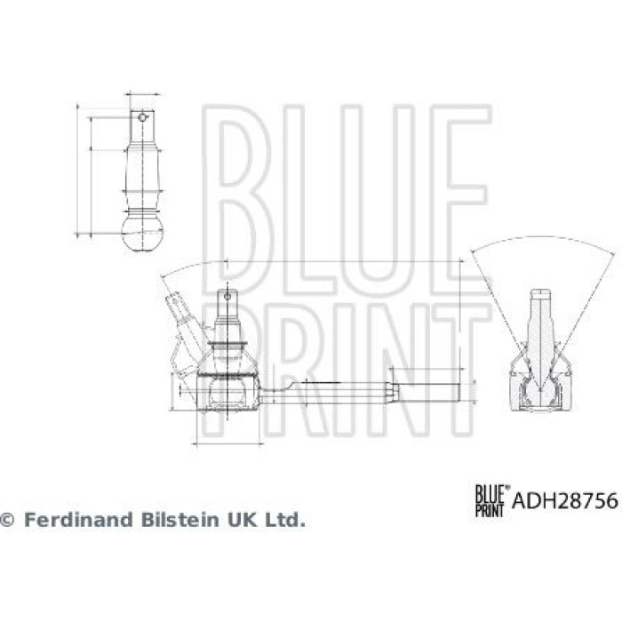 ADH28756 BluePrint Lenkstift ADH28756 ADH28756 BluePrint Lenkstift ADH28756