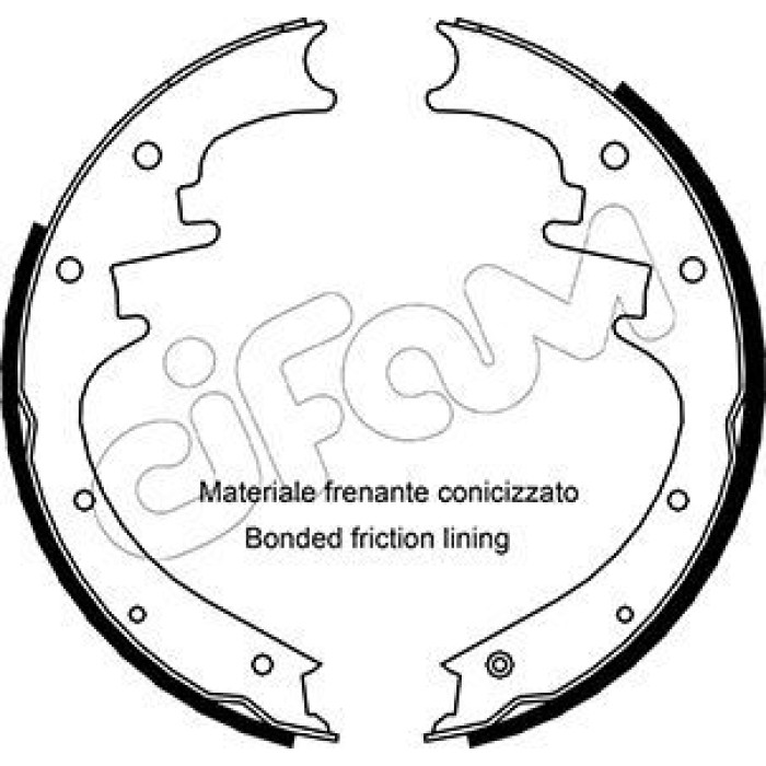 CIFAM Bremsbackensatz 153-352 CIFAM Bremsbackensatz 153-352