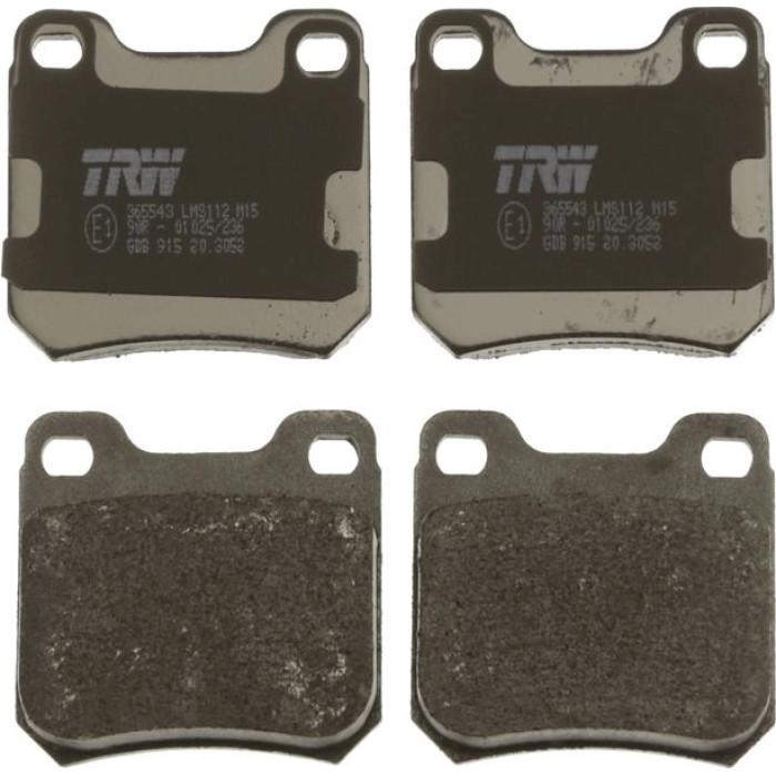 TRW Bremsbeläge Hinterachse GDB915 TRW Bremsbeläge Hinterachse GDB915