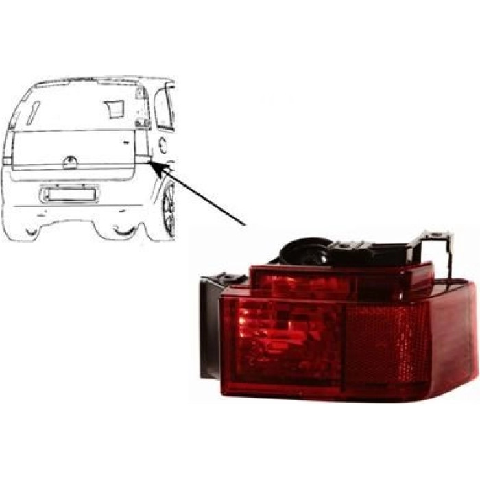Van Wezel Reflektor 3782940 - rechts Van Wezel Reflektor 3782940 - rechts