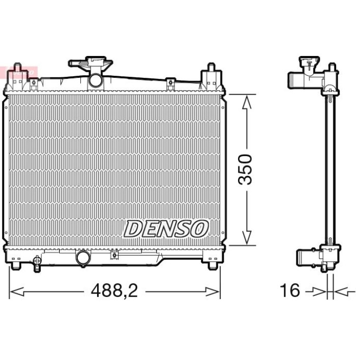 Denso Motorkühler DRM50101 Denso Motorkühler DRM50101