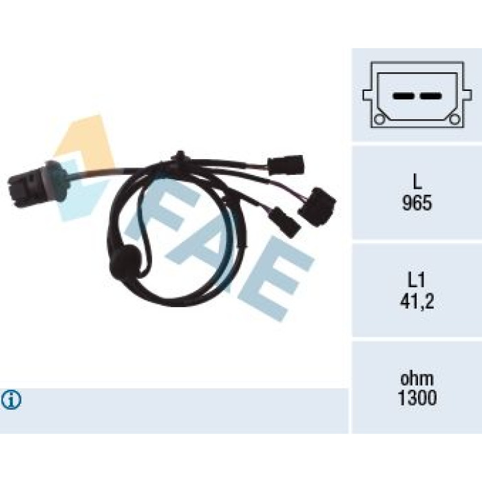 FAE Sensor, Raddrehzahl 78060 FAE Sensor, Raddrehzahl 78060