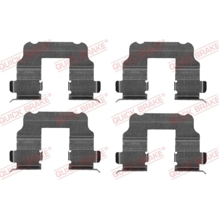 Quick Brake Montagesatz für Bremsbeläge 109-1690 Quick Brake Montagesatz für Bremsbeläge 109-1690
