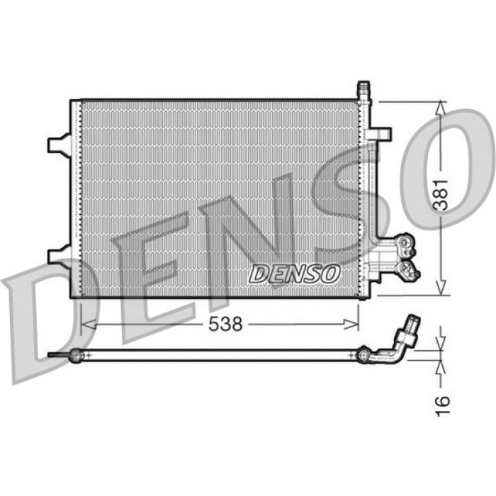 Denso Klimakondensator DCN10022 Denso Klimakondensator DCN10022
