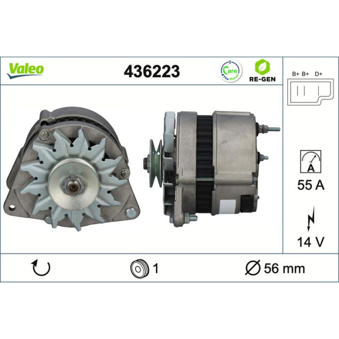 Valeo Lichtmaschine 436223 Valeo Lichtmaschine 436223