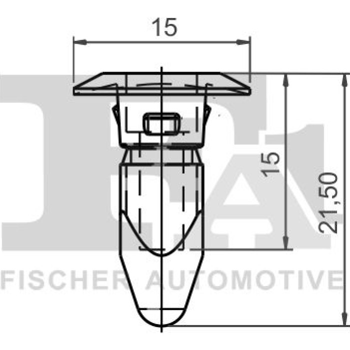 FA1 Befestigungsclip Zier-/Schutzleiste 11-60006.10 FA1 Befestigungsclip Zier-/Schutzleiste 11-60006.10