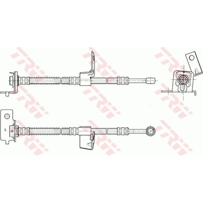 TRW Bremsschlauch PHD954 TRW Bremsschlauch PHD954