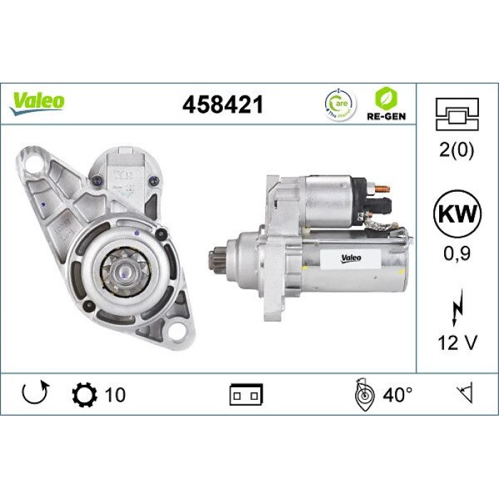 Valeo Anlasser 458421