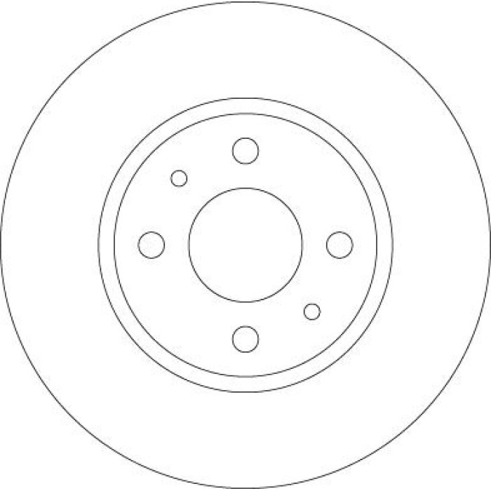 DF6231 TRW Bremsscheibe Vorderachse DF6231