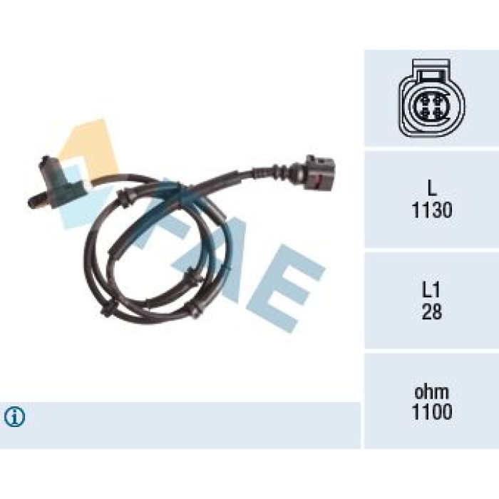 FAE Sensor, Raddrehzahl 78174 FAE Sensor, Raddrehzahl 78174