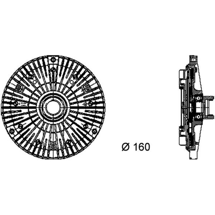 Kupplung, K÷hlerl Nach CFC 57 000P Kupplung, K÷hlerl Nach CFC 57 000P