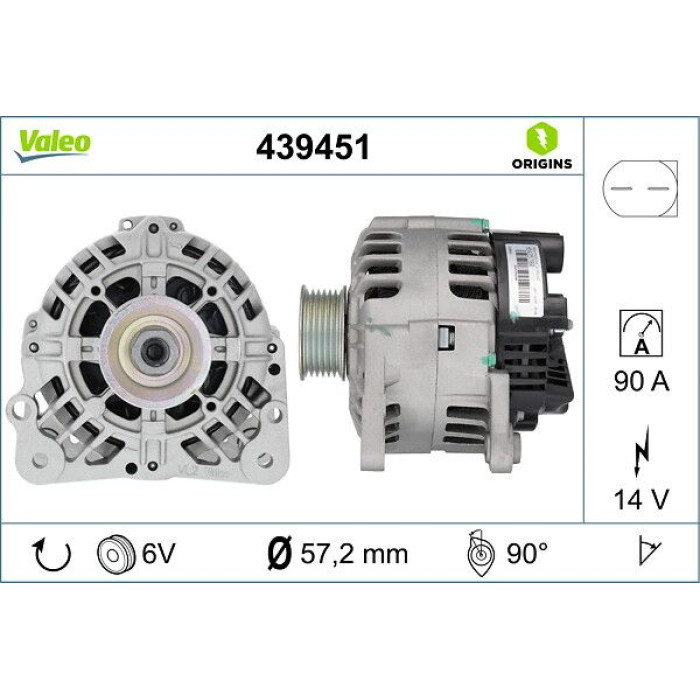 Valeo Lichtmaschine 439451 Valeo Lichtmaschine 439451
