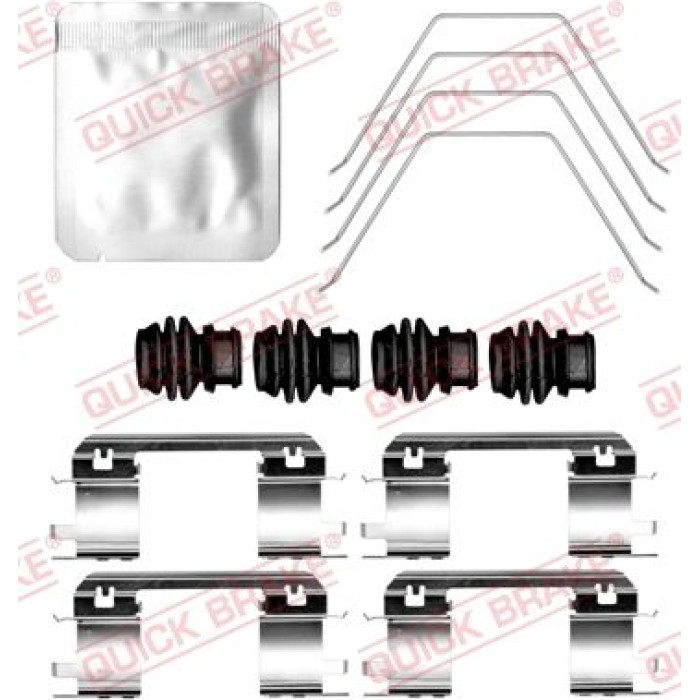 Quick Brake Zusatzsatz für Scheibenbremsbeläge 109-0141 Quick Brake Zusatzsatz für Scheibenbremsbeläge 109-0141