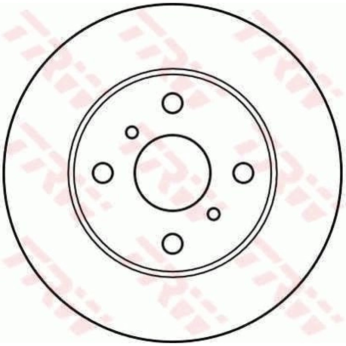 TRW Bremsscheibe DF1441 TRW Bremsscheibe DF1441