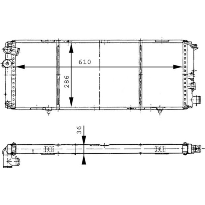 MAHLE Kühler, Motorkühlung CR 425 000S MAHLE Kühler, Motorkühlung CR 425 000S