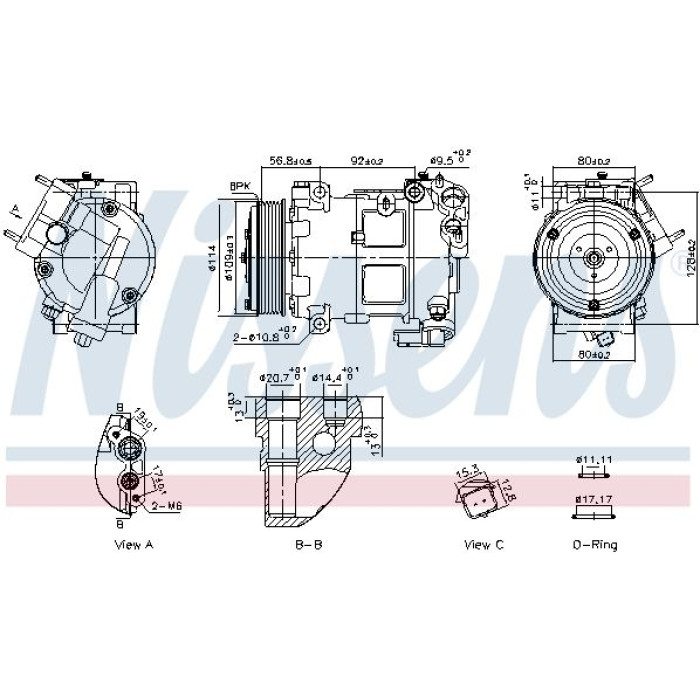 Nissens Klimakompressor 891094 Nissens Klimakompressor 891094