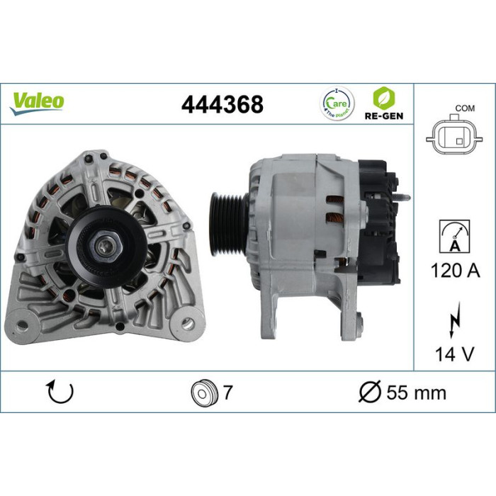 Valeo Lichtmaschine 444368 Valeo Lichtmaschine 444368