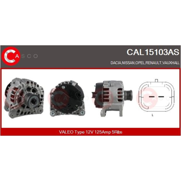 CASCO Generator CAL15103AS CASCO Generator CAL15103AS