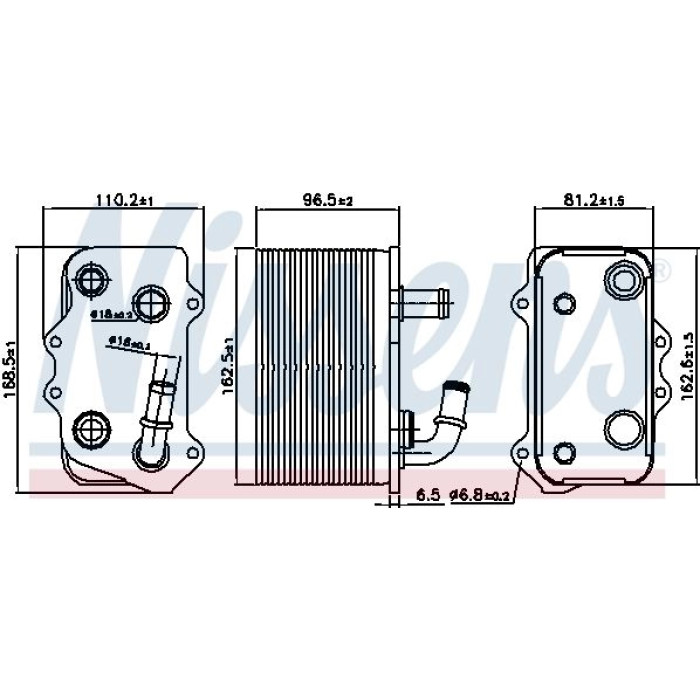 Nissens Ölkühler PKW 90934 Nissens Ölkühler PKW 90934