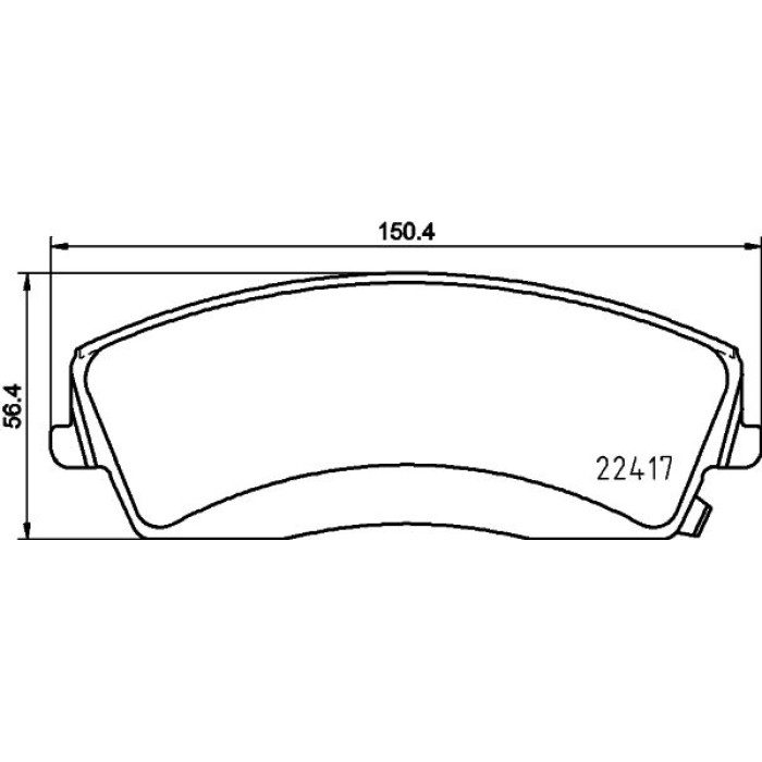 BREMBO Bremsbelagsatz, Scheibenbremse P 18 034 BREMBO Bremsbelagsatz, Scheibenbremse P 18 034