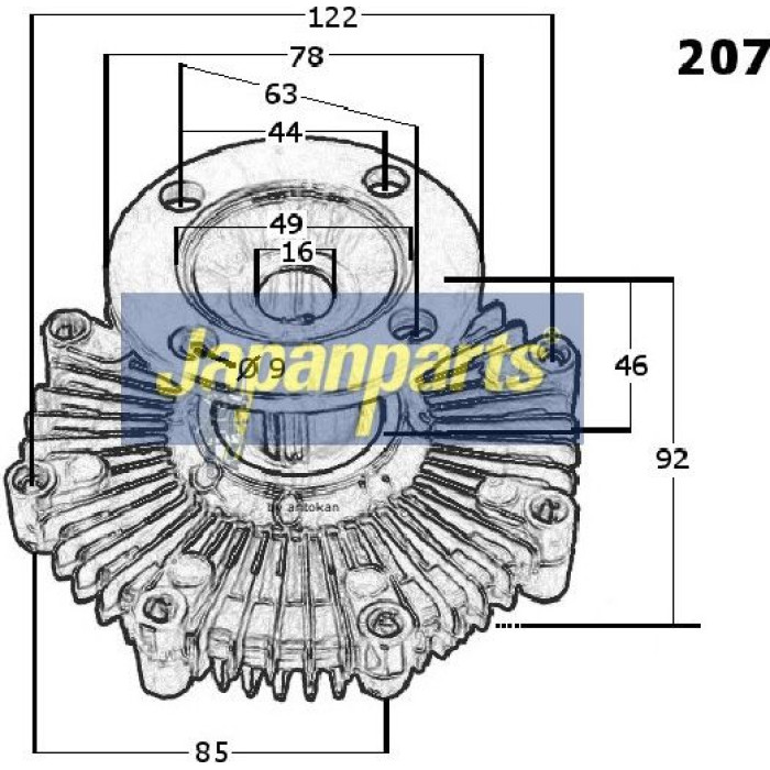 Kupplung, K÷hlerl Nach VC-207 Kupplung, K÷hlerl Nach VC-207