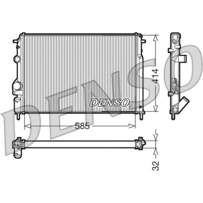 Denso Motorkühler DRM23110