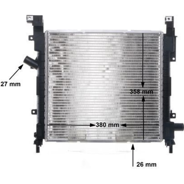 MAHLE Kühler, Motorkühlung CR 1350 000S