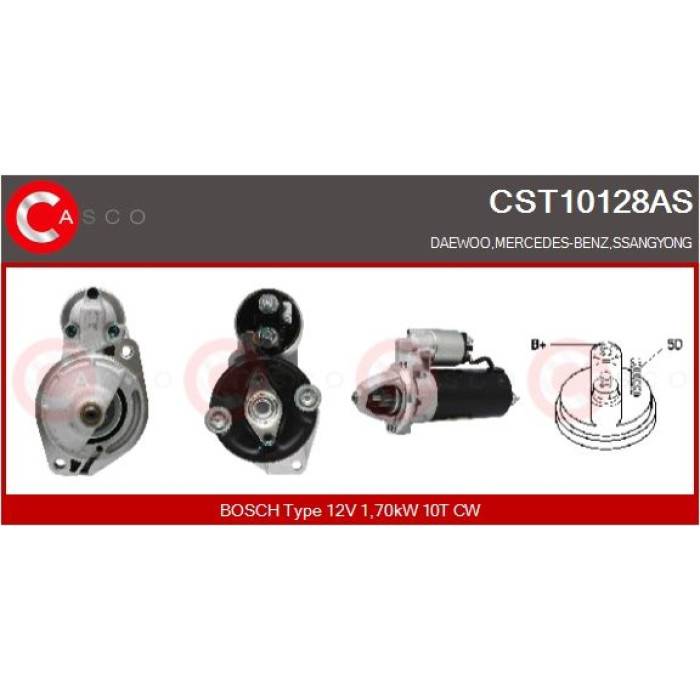 CASCO Anlasser CST10128AS CASCO Anlasser CST10128AS
