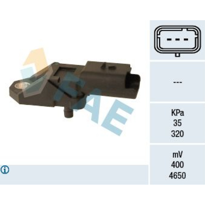 FAE Sensor, Saugrohrdruck 15107 FAE Sensor, Saugrohrdruck 15107