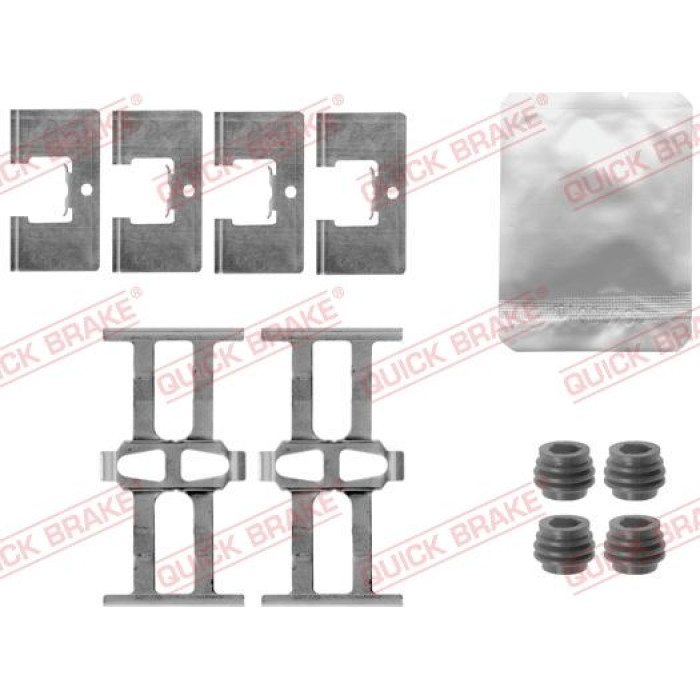 Quick Brake Montagesatz für Bremsbeläge 109-1863 Quick Brake Montagesatz für Bremsbeläge 109-1863