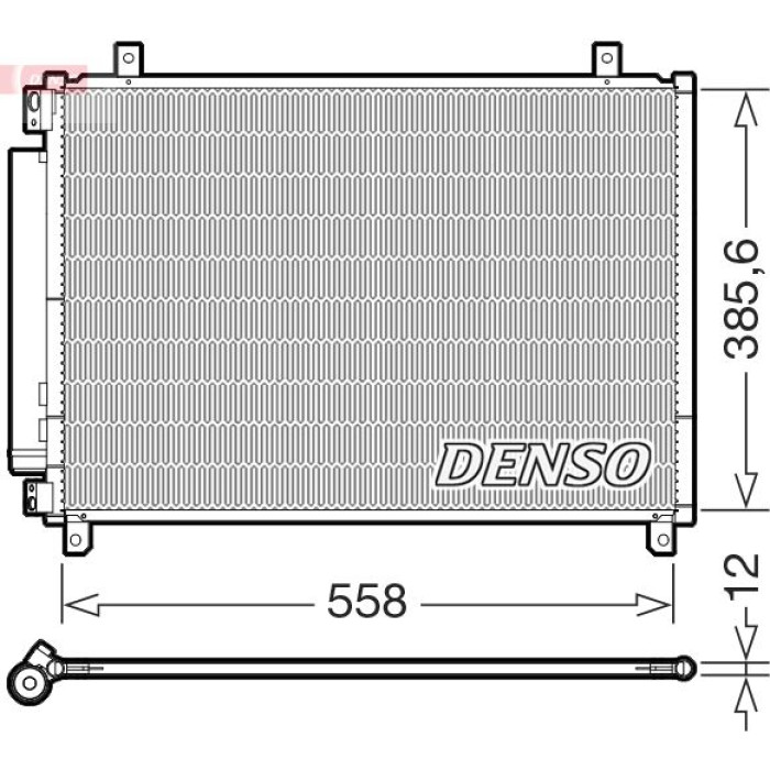 Denso Klimakondensator DCN47012 Denso Klimakondensator DCN47012