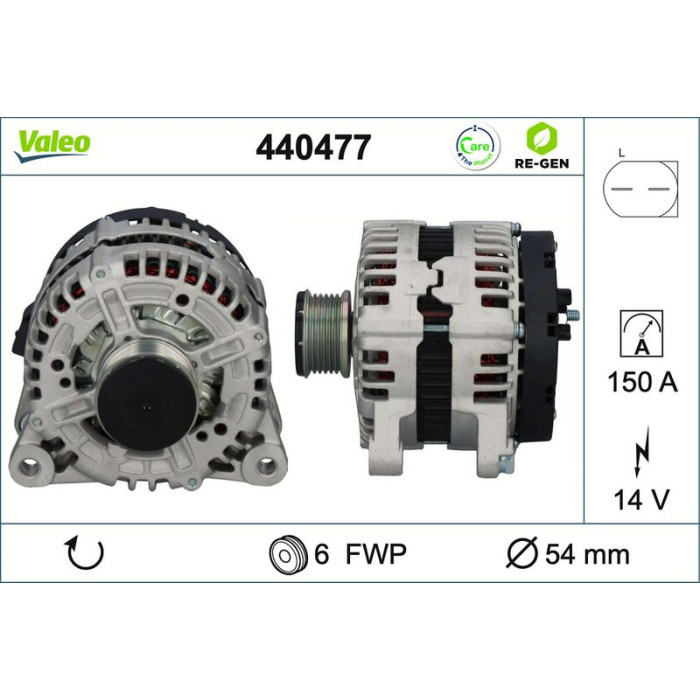 Valeo Lichtmaschine 440477 Valeo Lichtmaschine 440477