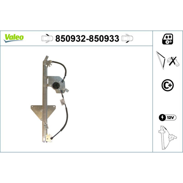 Valeo Fensterheber 850933 Valeo Fensterheber 850933