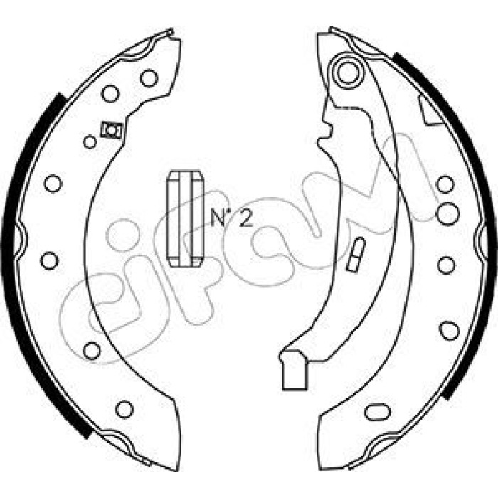 153-332 CIFAM Bremsbackensatz 153-332 153-332 CIFAM Bremsbackensatz 153-332