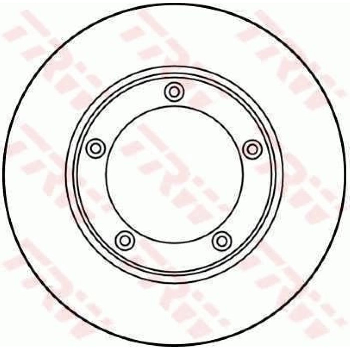 TRW Bremsscheibe DF1209 TRW Bremsscheibe DF1209