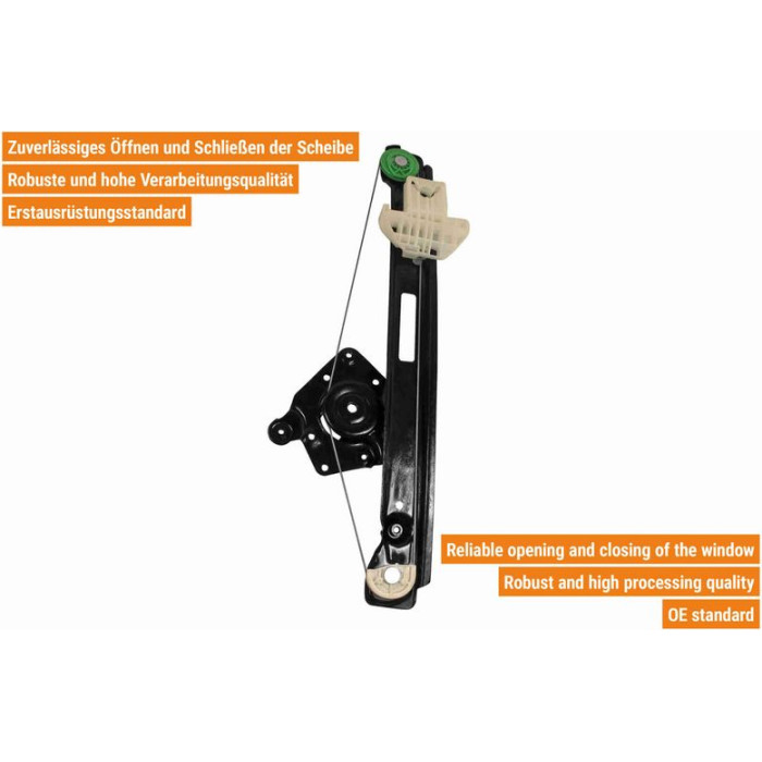 VAICO V25-0370 Fensterheber hinten links, elektrisch, ohne Motor, mit Komfortfunktion, 8-polig VAICO V25-0370 Fensterheber hinten links, elektrisch, ohne Motor, mit Komfortfunktion, 8-polig