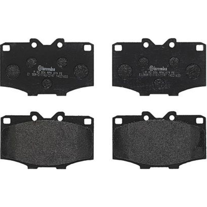 P 83 006 Brembo Prime Bremsbelagsatz Vorderachse – P 83 006 – 107 x 66 x 16 mm – Bremssystem Sumitomo – OE Nummer 0446535090 P 83 006 Brembo Prime Bremsbelagsatz Vorderachse – P 83 006 – 107 x 66 x 16 mm – Bremssystem Sumitomo – OE Nummer 0446535090
