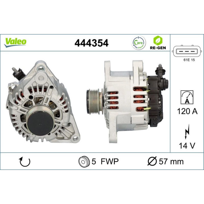 Valeo Lichtmaschine 444354 Valeo Lichtmaschine 444354