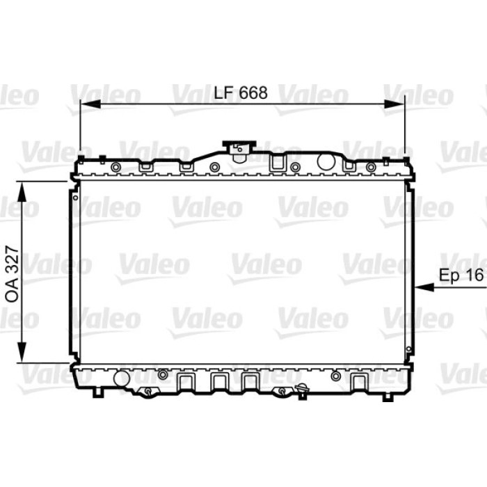 Valeo Motorkühler 730469 Valeo Motorkühler 730469