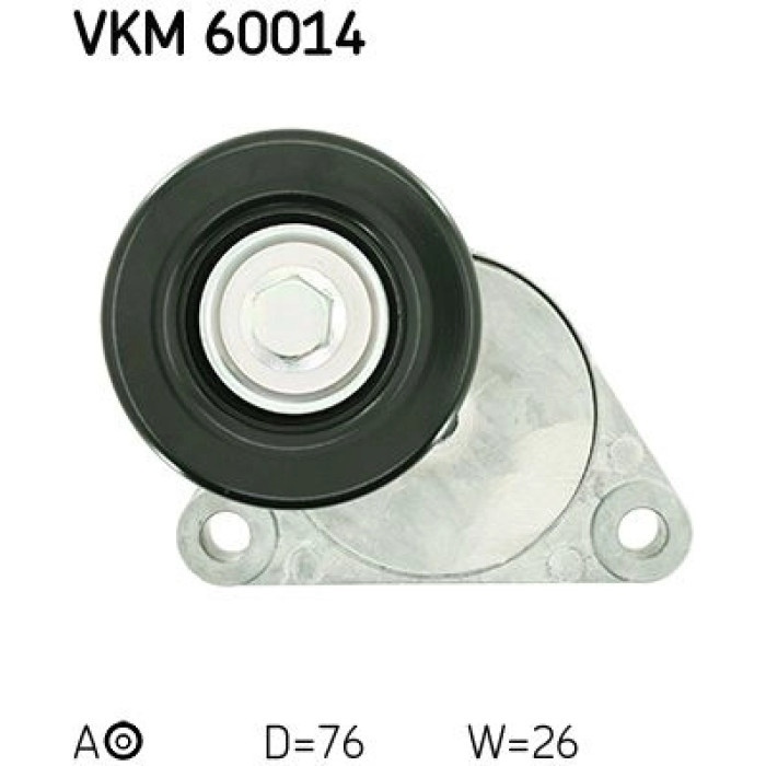SKF Keilrippenriemen-Spannrolle VKM 60014 SKF Keilrippenriemen-Spannrolle VKM 60014