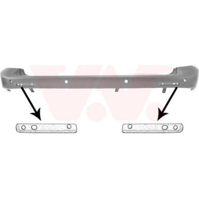 Van Wezel Stoßfänger 5897545 Van Wezel Stoßfänger 5897545