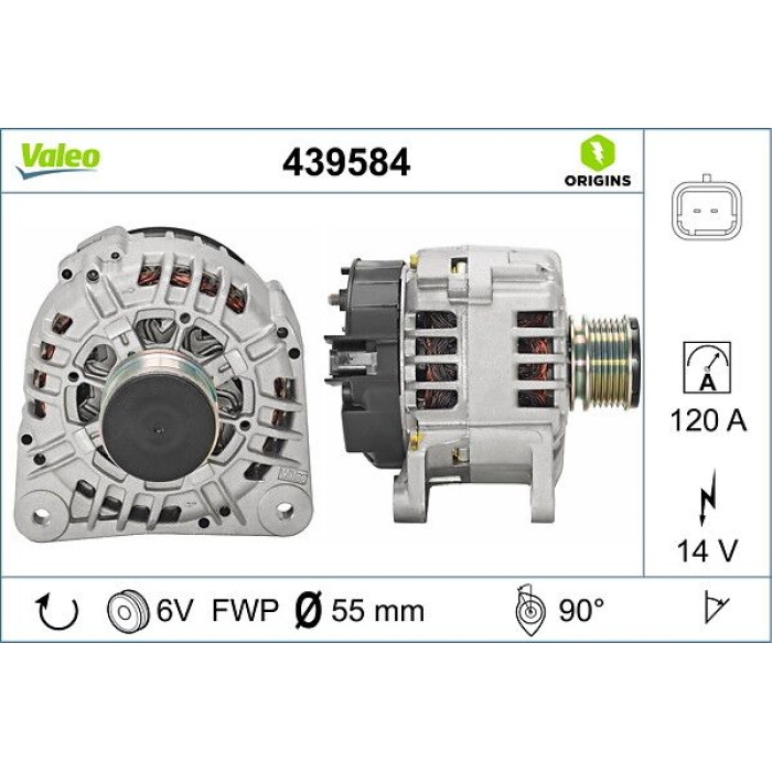 Valeo Lichtmaschine 439584 Valeo Lichtmaschine 439584