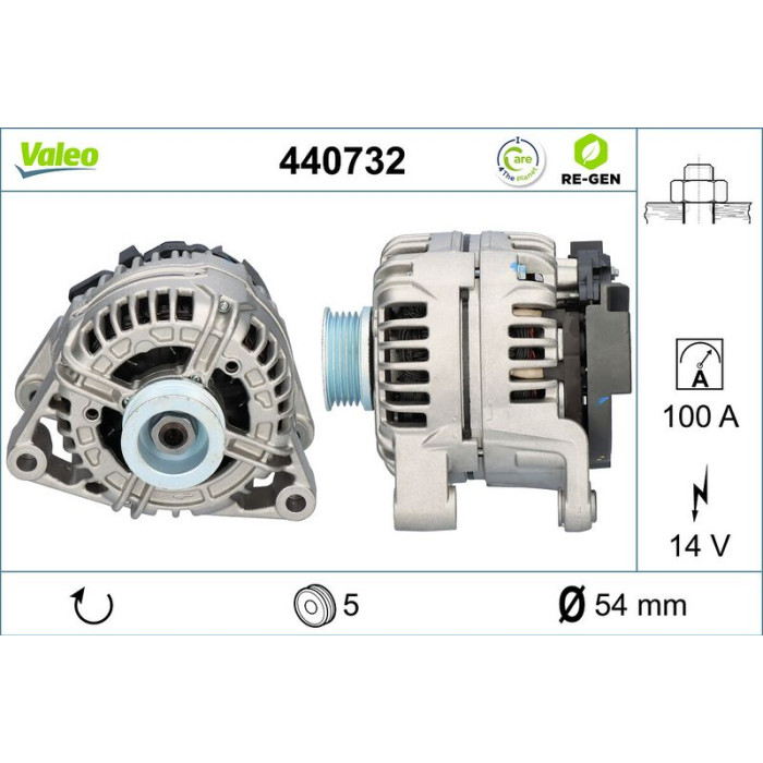 Valeo Lichtmaschine 440732 Valeo Lichtmaschine 440732