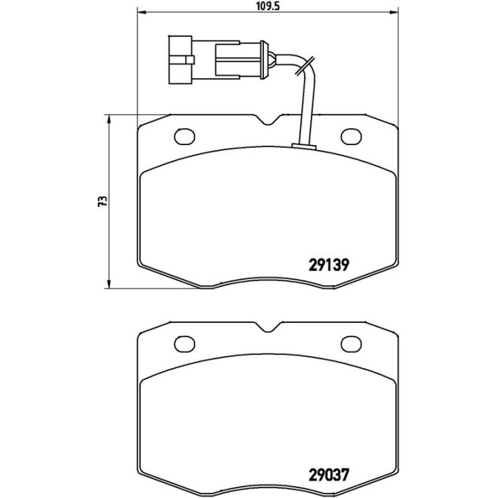 P A6 019 Brembo Prime Bremsbelagsatz Vorderachse – P A6 019 – 110 x 73 x 18 mm – Bremssystem – OE Nummer 1906428 P A6 019 Brembo Prime Bremsbelagsatz Vorderachse – P A6 019 – 110 x 73 x 18 mm – Bremssystem – OE Nummer 1906428