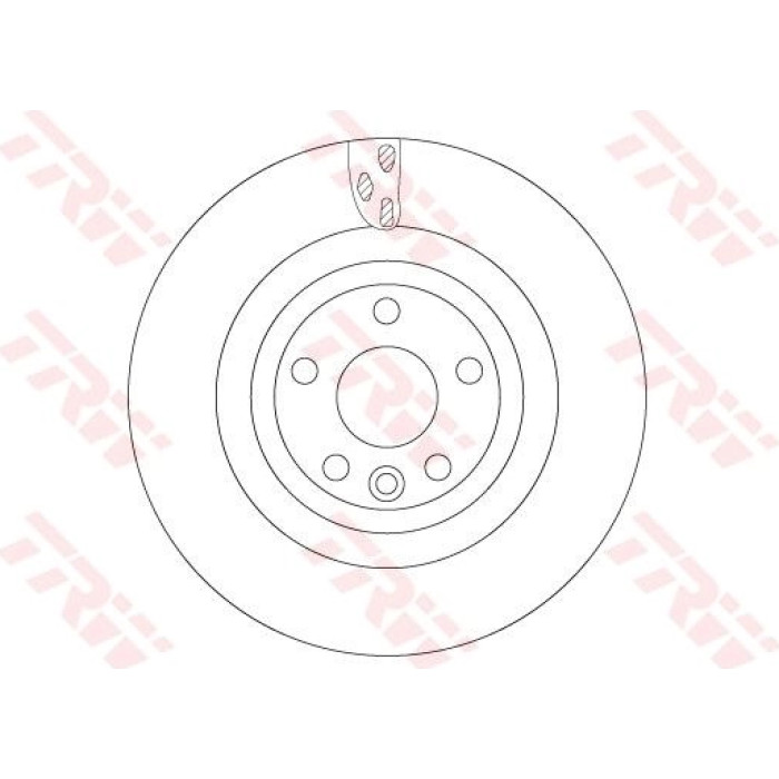 TRW Bremsscheibe Jaguar T. F-Pace 2.0-3.0 D 15 DF6706S