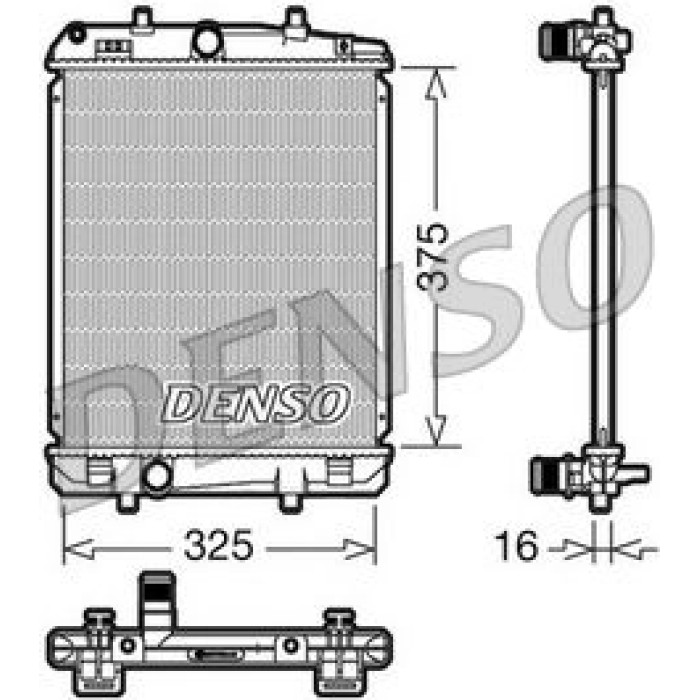 Denso Motorkühler DRM50040 Denso Motorkühler DRM50040
