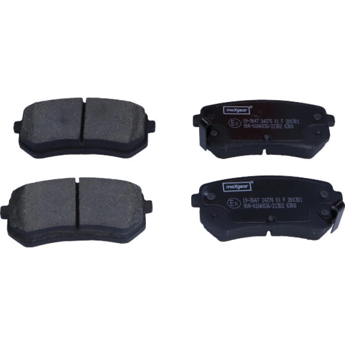 19-3647 MAXGEAR Scheibenbremsbelagsatz 19-3647 19-3647 MAXGEAR Scheibenbremsbelagsatz 19-3647