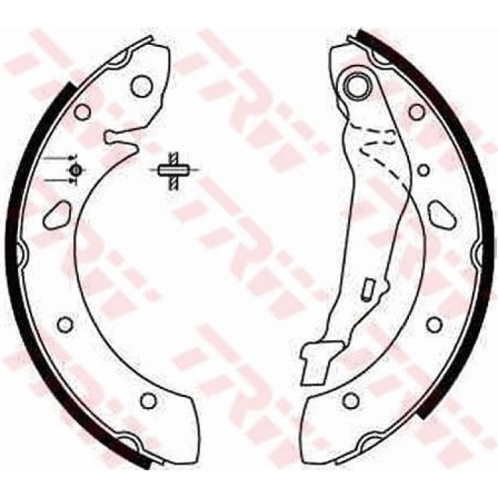 TRW Bremsbacken GS8632