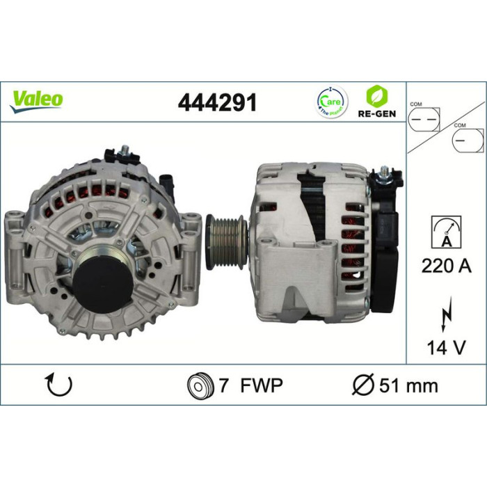 Valeo Lichtmaschine 444291 Valeo Lichtmaschine 444291