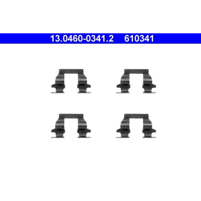 ATE Zubehörsatz Bremsbeläge 13.0460-0341.2 ATE Zubehörsatz Bremsbeläge 13.0460-0341.2